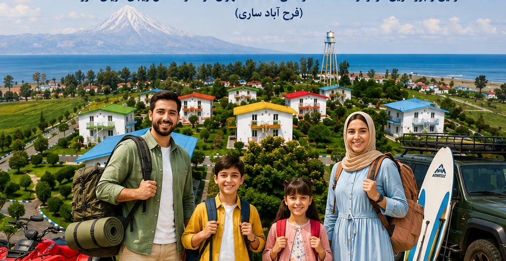 ارائه تسهیلات اقامتی مرکز همایش‌های علمی و فرهنگی فرح آباد ساری(دوره های پاییز 1405)